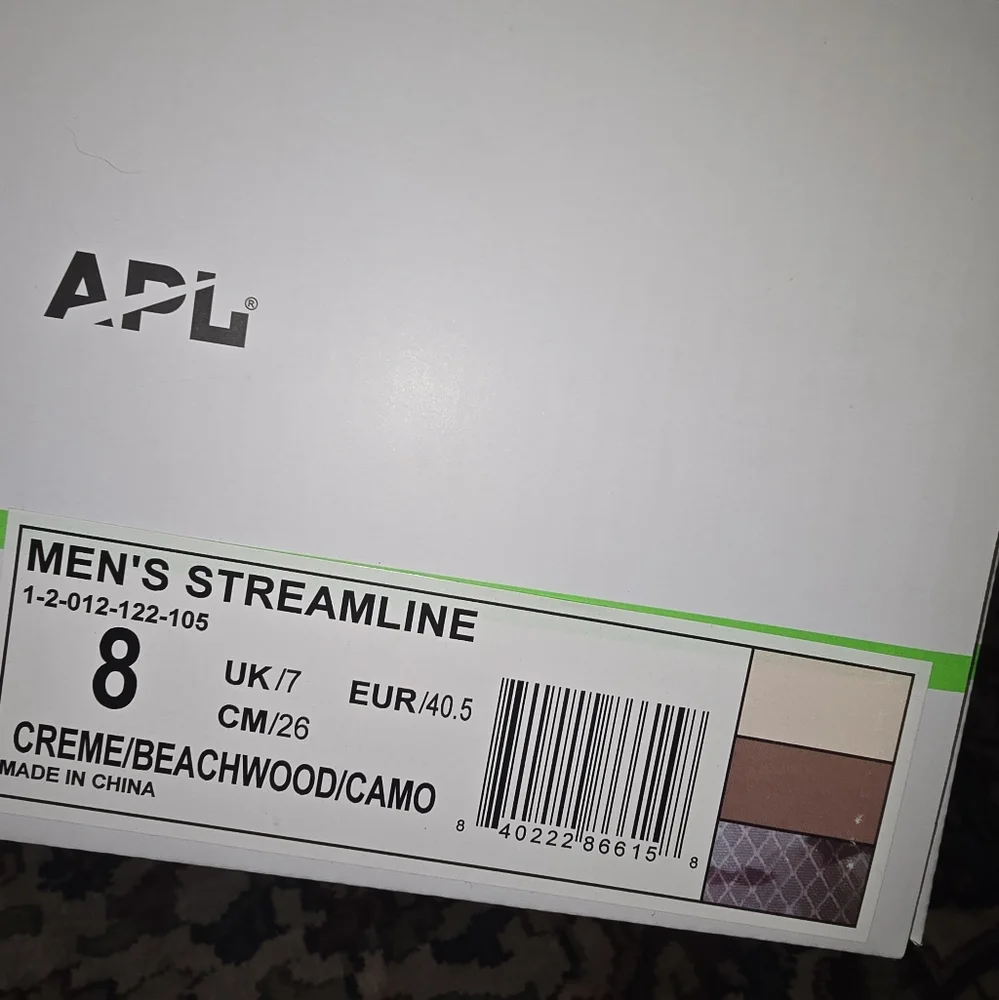 APL Streamlines Cream/Beechwood/Camo Men's 8 Women's 9.5
